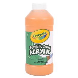 12 pieces Crayola Acrylic Paint Bottle 16oz Orange - Art Paints