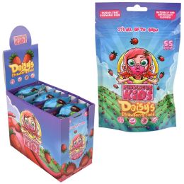 60 pieces Bubblegum Kids Daisy Strawberry Field - Food & Beverage