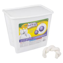 2 Pieces Crayola Model Magic Resealable Bucket White 2lb - Art Paints