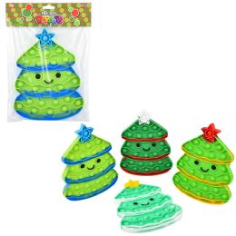 48 of Christmas Tree Jumbo Bubble Popper 9"