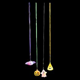 288 pieces 2" Flashing Halloween Necklace Assortment (24pc/unit) - Halloween