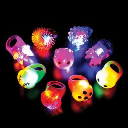 288 pieces 1" LighT-Up Ring Asst 48pcs/unit - Rings
