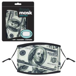 144 pieces Money Face Mask Adult Size - Face Mask