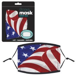 144 pieces Patriotic Face Mask Adult Size - Face Mask