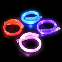 144 pieces 8" Led Flashing Tube Bracelets - Bracelets