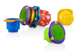 24 pieces Nuby Splish Splash Stacking Bath Cups (5-Pk) - Baby Accessories