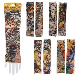 144 pieces Vintage Print Tattoos Sleeve 16" - Tattoos and Stickers