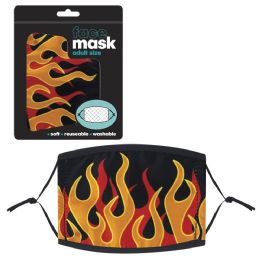 144 pieces Flame Face Mask Adult Size - Face Mask