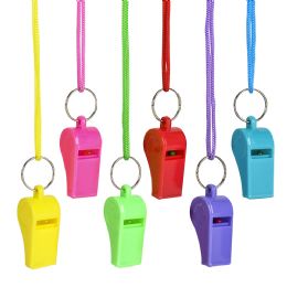 864 pieces 2" Neon Whistle Necklace - Necklace