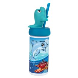 48 pieces 12oz 3d Animal Cup Dolphin - Drinking Water Bottle