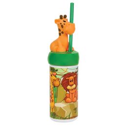 48 pieces 12oz 3d Animal Cup Giraffe - Drinking Water Bottle