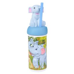 48 pieces 12oz 3d Animal Cup Elephant - Drinking Water Bottle
