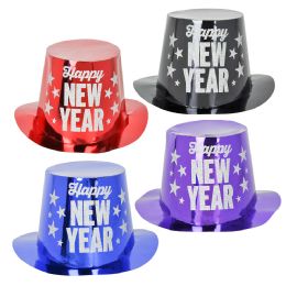 144 pieces Happy New Year Top Hat - New Years