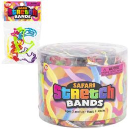 288 pieces Safari Stretch Bands - Rubber Bands