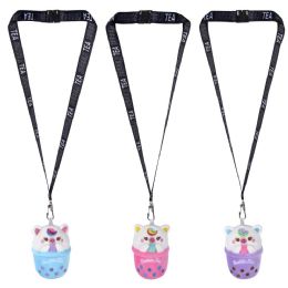 180 pieces 4" Lanyard Animal Cup - ID Holders