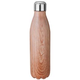 24 pieces 17oz Double Wall Wood Bottle - Drinking Water Bottle