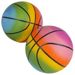 25 pieces 9.5" Rainbow Basketball - Balls