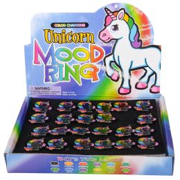 288 pieces Unicorn Mood Ring 1" (24pcs/unit) - Rings