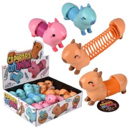 144 pieces 4.7" Capybara Coil Spring - Magic & Joke Toys
