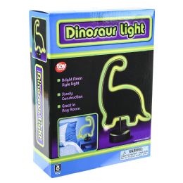 8 pieces 12.5" Neon Style Dinosaur Led Light - Night Lights