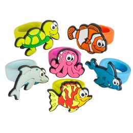 1440 pieces Sea Life Rubber Rings 1" - Rings