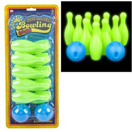 24 of 4.5" Glow In The Dark Bowling Set
