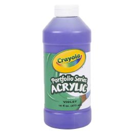 12 pieces Crayola Acrylic Paint Bottle 16oz Violet - Art Paints