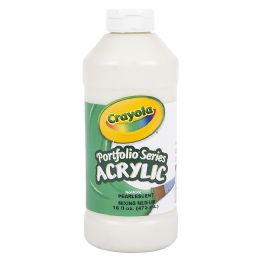 12 pieces Crayola Acrylic Paint Bottle 16oz Pearlescent Medium - Art Paints