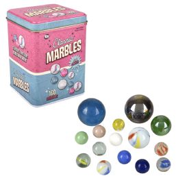 12 Wholesale 160pcs Marble In Tin Box