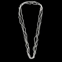 432 pieces 7mm White Pearl Necklace 48" - Necklace
