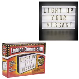 48 pieces Led Lighted Cinema Box 6" - Lightbulbs