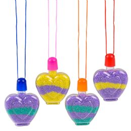 768 pieces 3" Sand Art Heart Necklace 1oz (sand Not Included) - Rocks, Stones & Sand