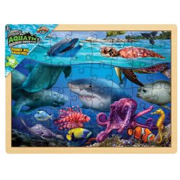 16 pieces 15.75" X 11.75" 48pc Aquatic Puzzle - Puzzles