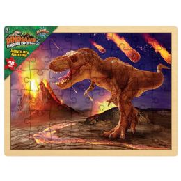16 pieces 15.75" X 11.75" 48pc Dinosaur Puzzle - Puzzles