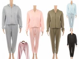 24 Wholesale Hooded Sweatsuit Collection