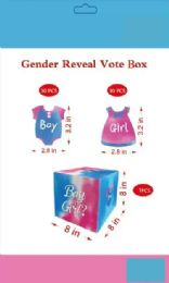 120 Sets Gender Reveal Vote Box - Party Accessory Sets