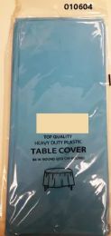 72 of Light Blue Round Table Cover 84in
