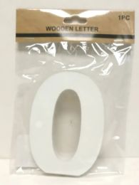 240 of White Standing Wooden Number 0 5in