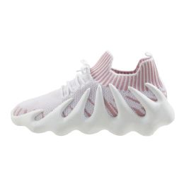 9 pieces Women's Claw Sneaker White&pink - Women's Sneakers