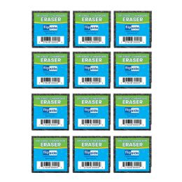 12 Pieces 2" X 2" Felt Student Erasers - Erasers
