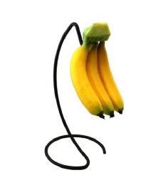 12 of Black Matte Free Standing Chrome Banana Tree Holder Rack