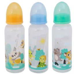 12 pieces Baby Bottle 9oz 3assorted Kung Fu Panda/shrek/madagascar 12pc Pdq Smart Care Universal Baby - Baby Bottles