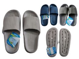 Wholesale Footwear MEN'S EVA MOLD SANDALS GREY BLACK BLUE BEIGE SIZE 40-45