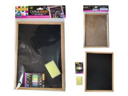 72 Pieces Chalkboard 3-Piece Set 8.25x11.5" - Chalk,Chalkboards,Crayons