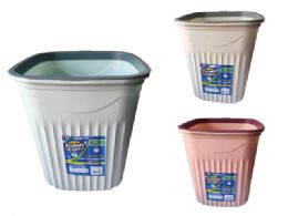 24 Pieces Plastic Trash Can With Bag Holder - Waste Basket
