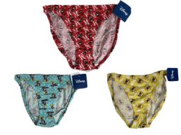 288 Pieces Panty High Cut Mickey 4print - Womens Panties & Underwear