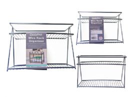 12 Pieces Wire Rack Organizer 4.5 Inch X11.25 Inch X7.75 Inch Black - Organizer