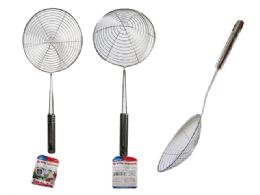 144 Wholesale Strainer 6" Dia X14.5" H Stainless Steel