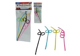 96 of CRAZY STRAWS 4-Piece 10.25" High