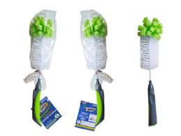 144 Pieces Plastic Cleaning Brush With Gray Rubber Grip - Brushes